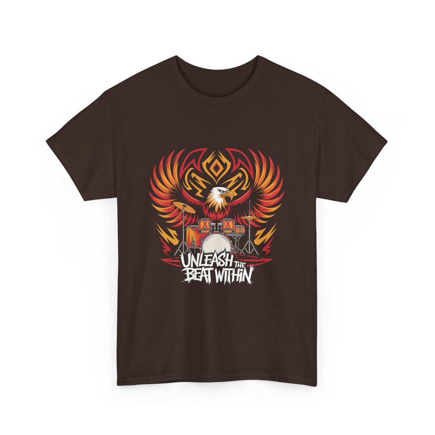 Drum Lover Unisex Heavy Cotton Tee - 'Unleash the Beat Within'