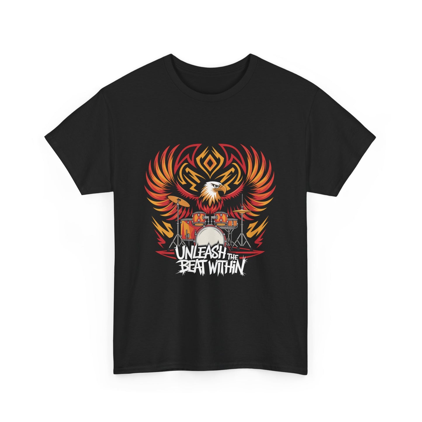 Drum Lover Unisex Heavy Cotton Tee - 'Unleash the Beat Within'